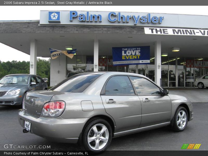 Steel Gray Metallic / Anthracite Black 2006 Subaru Impreza 2.5i Sedan