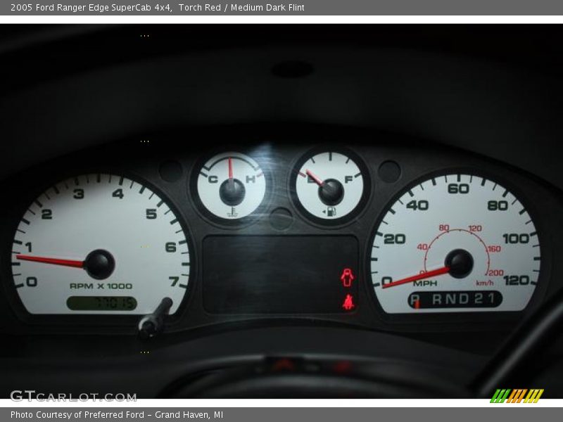 Torch Red / Medium Dark Flint 2005 Ford Ranger Edge SuperCab 4x4