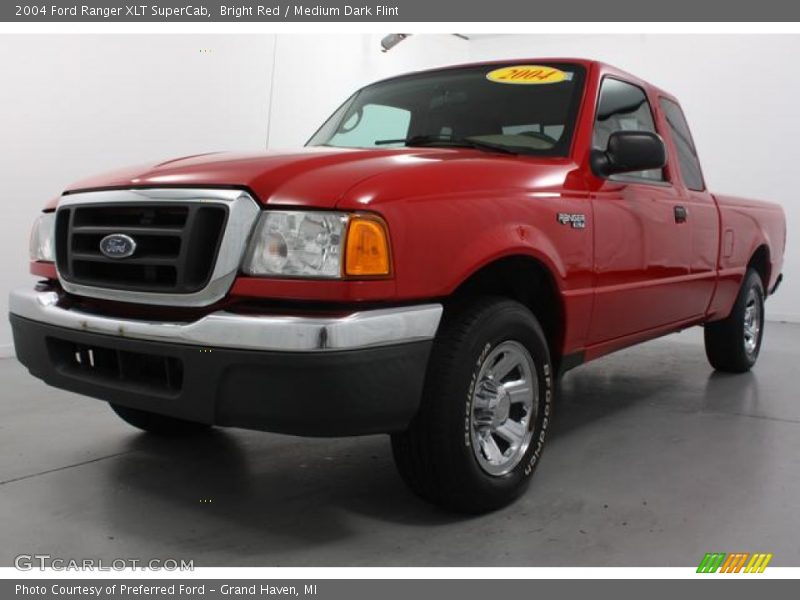 Bright Red / Medium Dark Flint 2004 Ford Ranger XLT SuperCab