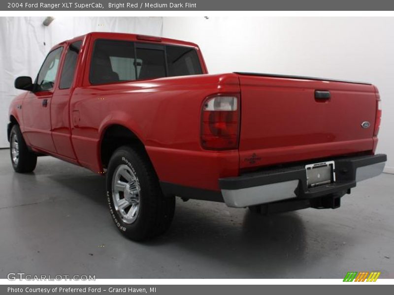 Bright Red / Medium Dark Flint 2004 Ford Ranger XLT SuperCab