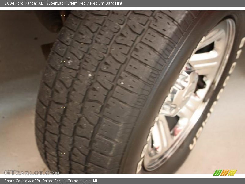 Bright Red / Medium Dark Flint 2004 Ford Ranger XLT SuperCab