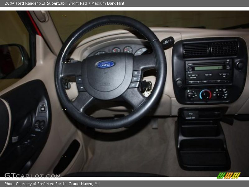 Bright Red / Medium Dark Flint 2004 Ford Ranger XLT SuperCab