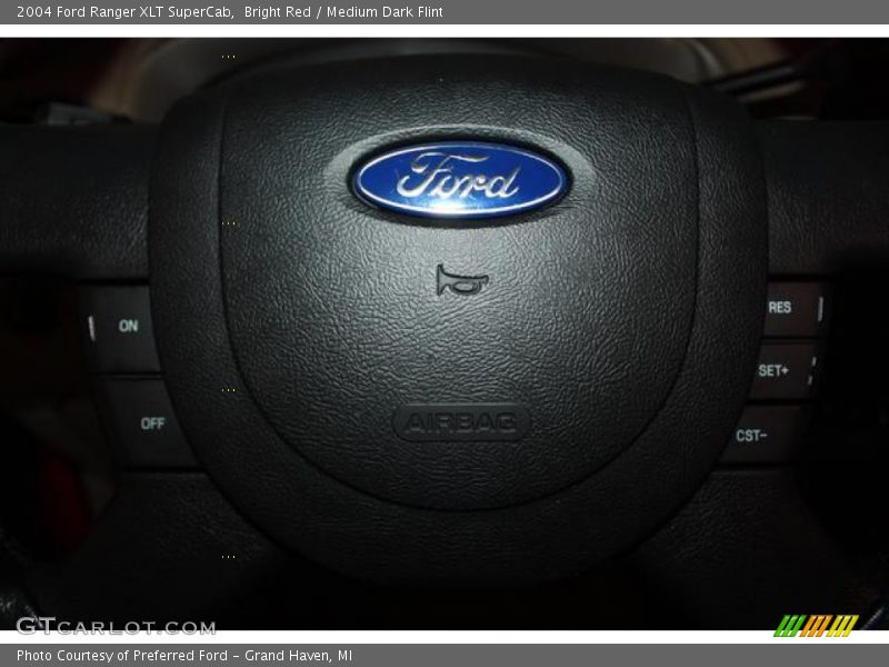 Bright Red / Medium Dark Flint 2004 Ford Ranger XLT SuperCab