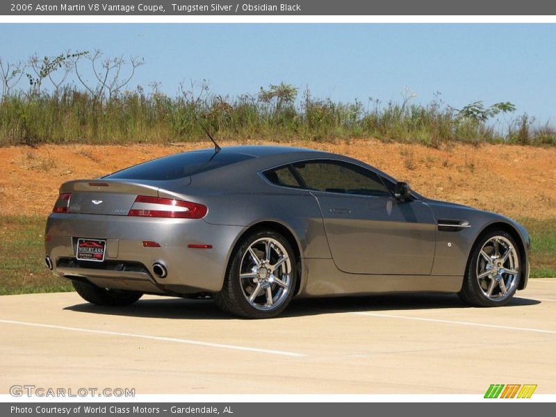 Tungsten Silver / Obsidian Black 2006 Aston Martin V8 Vantage Coupe