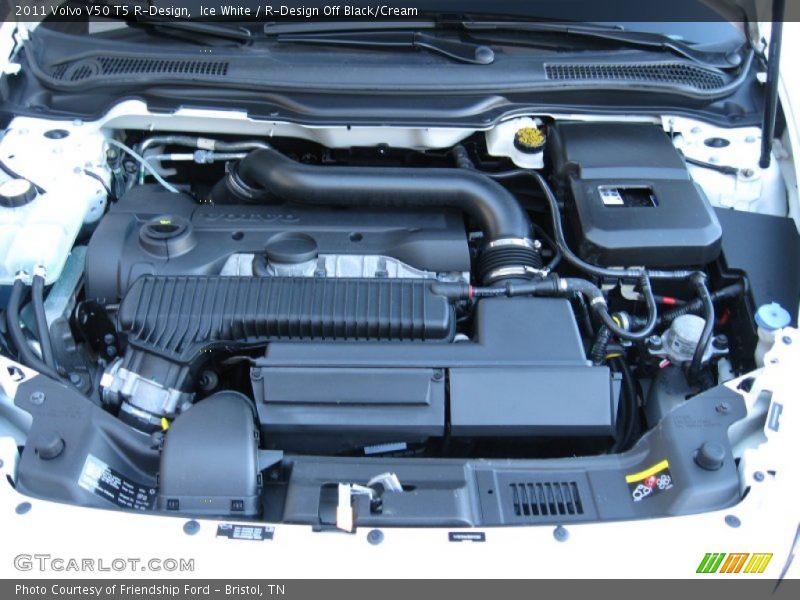  2011 V50 T5 R-Design Engine - 2.5 Liter Turbocharged DOHC 20-Valve VVT 5 Cylinder
