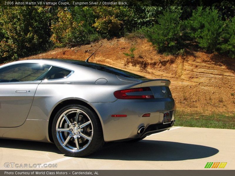 Tungsten Silver / Obsidian Black 2006 Aston Martin V8 Vantage Coupe
