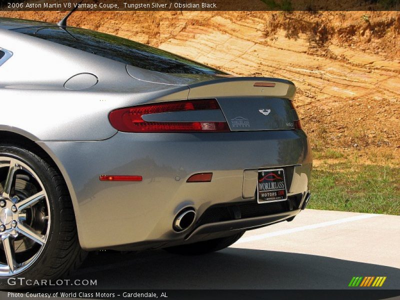 Tungsten Silver / Obsidian Black 2006 Aston Martin V8 Vantage Coupe