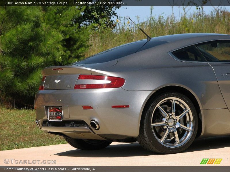 Tungsten Silver / Obsidian Black 2006 Aston Martin V8 Vantage Coupe