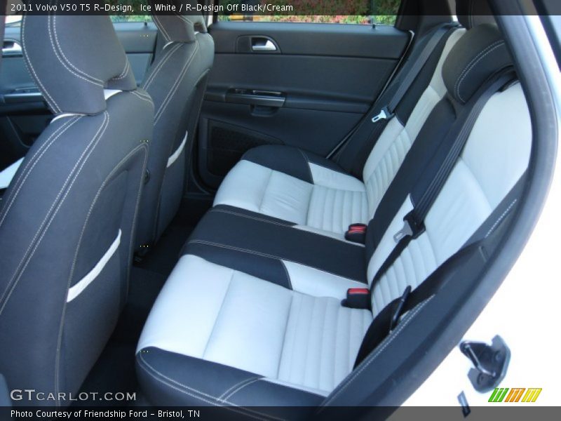  2011 V50 T5 R-Design R-Design Off Black/Cream Interior