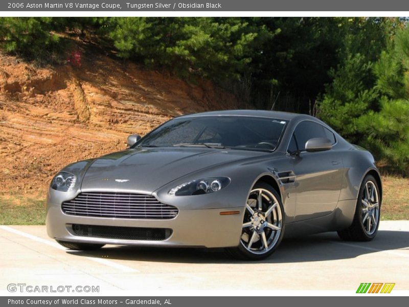 Tungsten Silver / Obsidian Black 2006 Aston Martin V8 Vantage Coupe