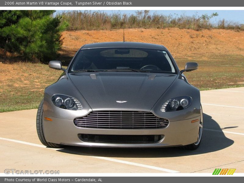 Tungsten Silver / Obsidian Black 2006 Aston Martin V8 Vantage Coupe