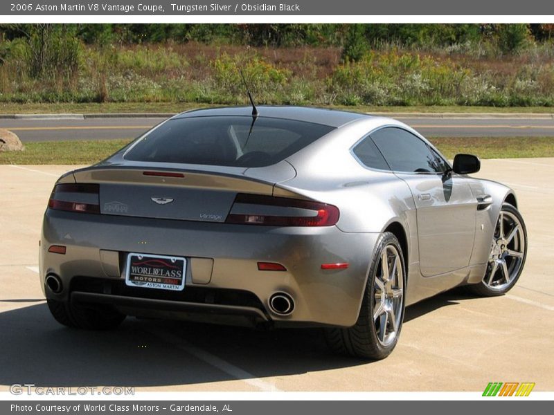 Tungsten Silver / Obsidian Black 2006 Aston Martin V8 Vantage Coupe
