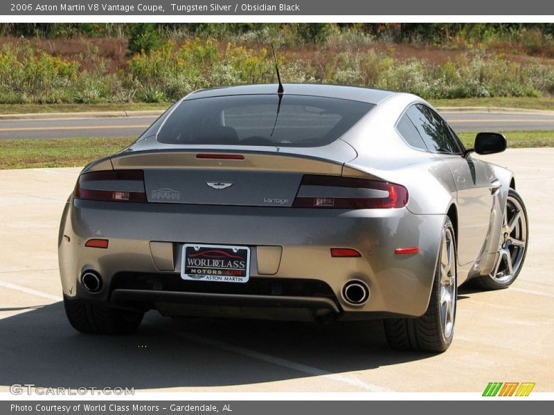 Tungsten Silver / Obsidian Black 2006 Aston Martin V8 Vantage Coupe
