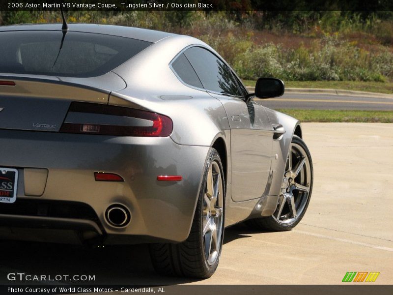 Tungsten Silver / Obsidian Black 2006 Aston Martin V8 Vantage Coupe
