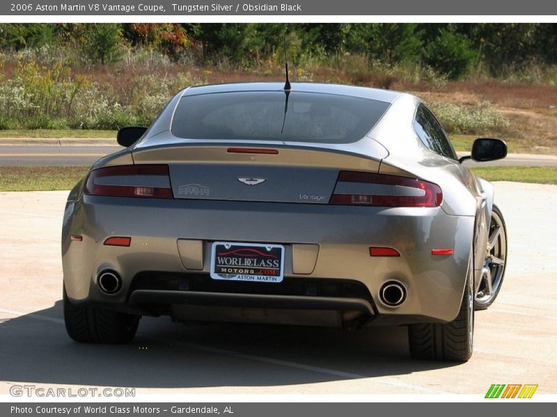 Tungsten Silver / Obsidian Black 2006 Aston Martin V8 Vantage Coupe