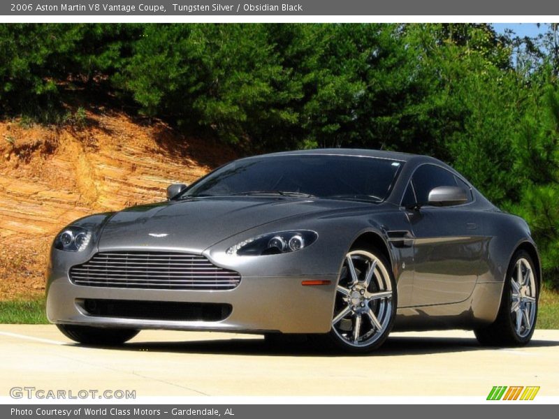 Tungsten Silver / Obsidian Black 2006 Aston Martin V8 Vantage Coupe