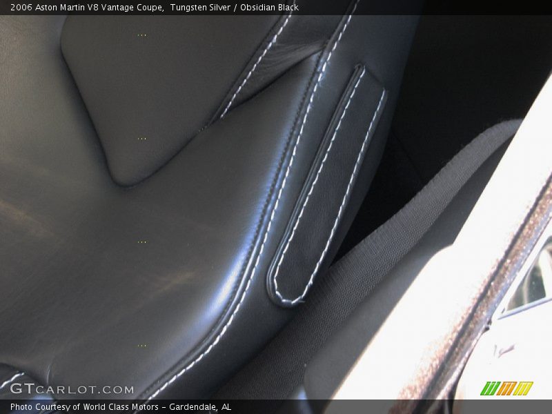 Tungsten Silver / Obsidian Black 2006 Aston Martin V8 Vantage Coupe