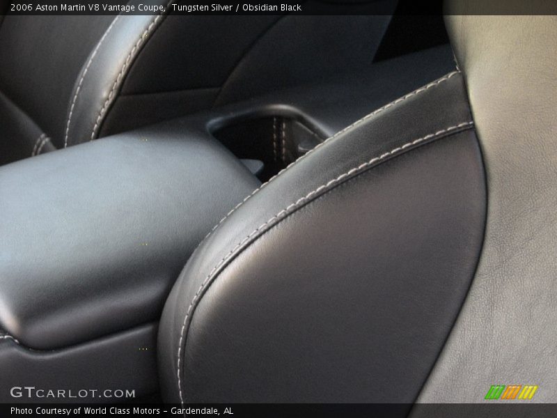 Tungsten Silver / Obsidian Black 2006 Aston Martin V8 Vantage Coupe