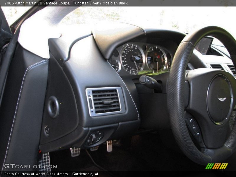 Tungsten Silver / Obsidian Black 2006 Aston Martin V8 Vantage Coupe