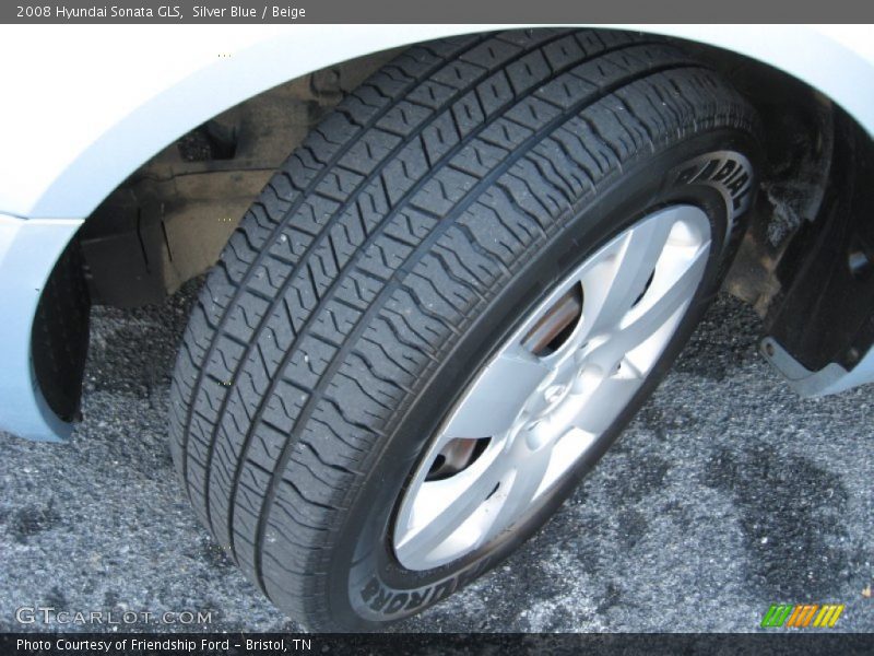 Silver Blue / Beige 2008 Hyundai Sonata GLS