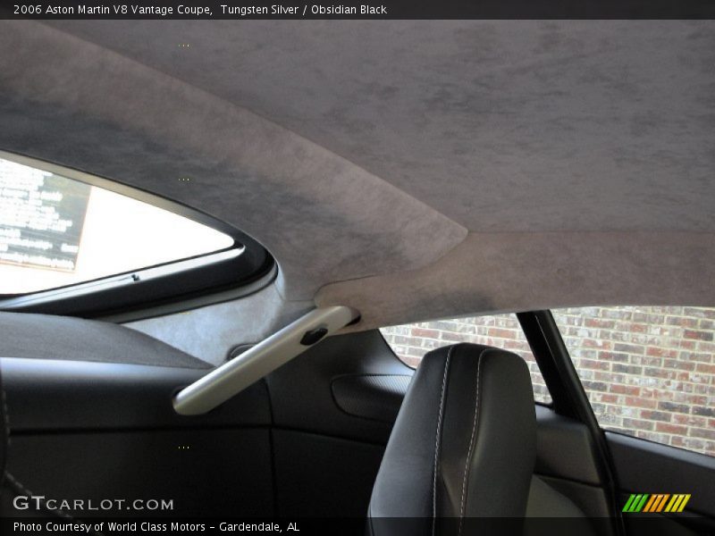 Tungsten Silver / Obsidian Black 2006 Aston Martin V8 Vantage Coupe