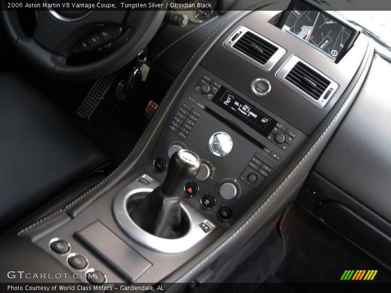 Controls of 2006 V8 Vantage Coupe
