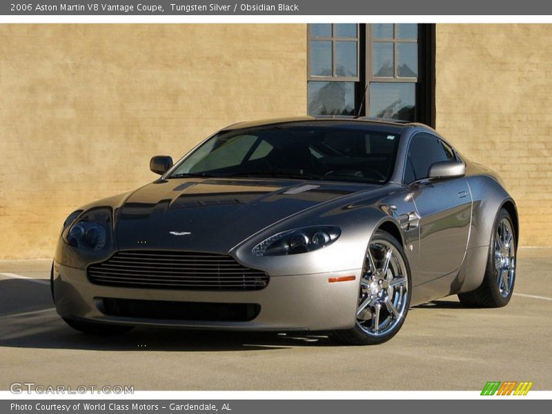 Tungsten Silver / Obsidian Black 2006 Aston Martin V8 Vantage Coupe