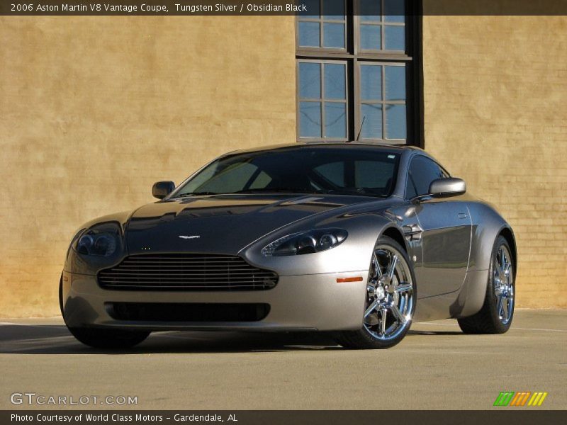 Tungsten Silver / Obsidian Black 2006 Aston Martin V8 Vantage Coupe