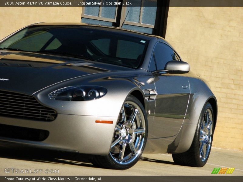 Tungsten Silver / Obsidian Black 2006 Aston Martin V8 Vantage Coupe