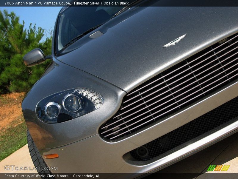 Tungsten Silver / Obsidian Black 2006 Aston Martin V8 Vantage Coupe