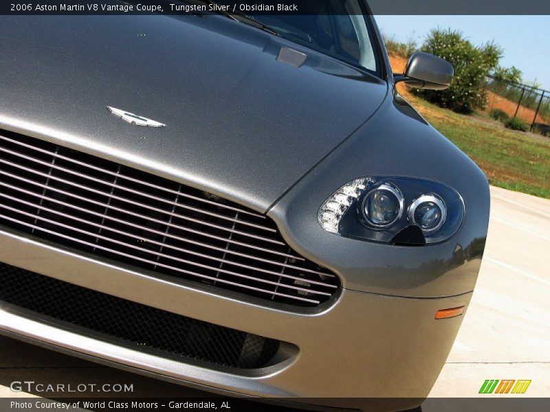 Tungsten Silver / Obsidian Black 2006 Aston Martin V8 Vantage Coupe