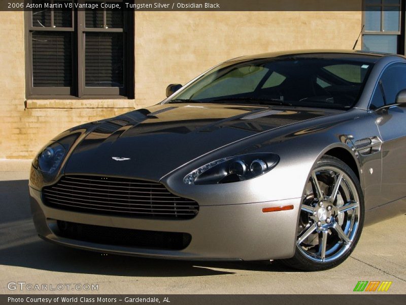 Tungsten Silver / Obsidian Black 2006 Aston Martin V8 Vantage Coupe