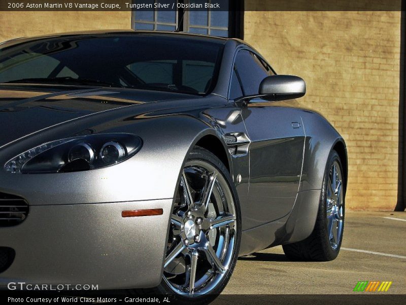 Tungsten Silver / Obsidian Black 2006 Aston Martin V8 Vantage Coupe