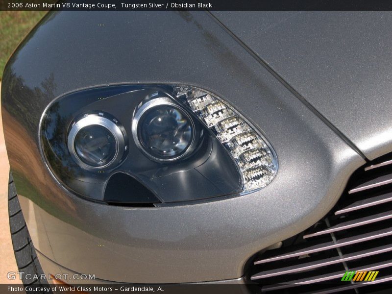Tungsten Silver / Obsidian Black 2006 Aston Martin V8 Vantage Coupe