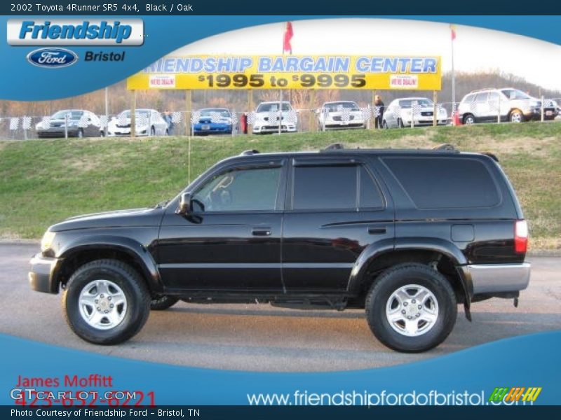 Black / Oak 2002 Toyota 4Runner SR5 4x4