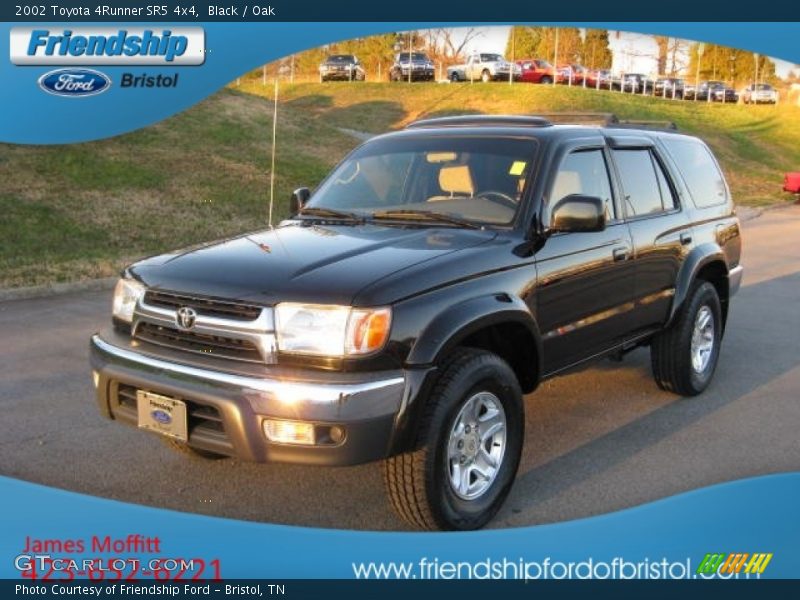 Black / Oak 2002 Toyota 4Runner SR5 4x4