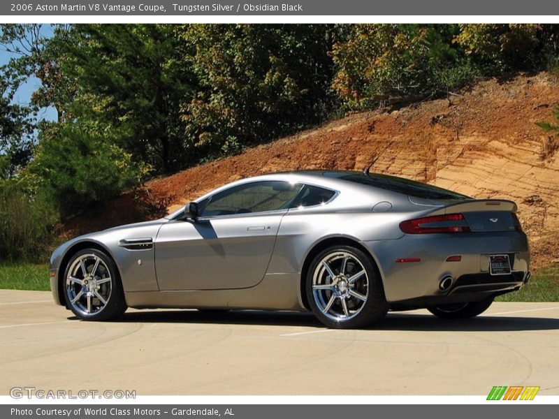 Tungsten Silver / Obsidian Black 2006 Aston Martin V8 Vantage Coupe