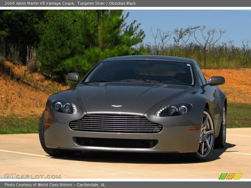 Tungsten Silver / Obsidian Black 2006 Aston Martin V8 Vantage Coupe