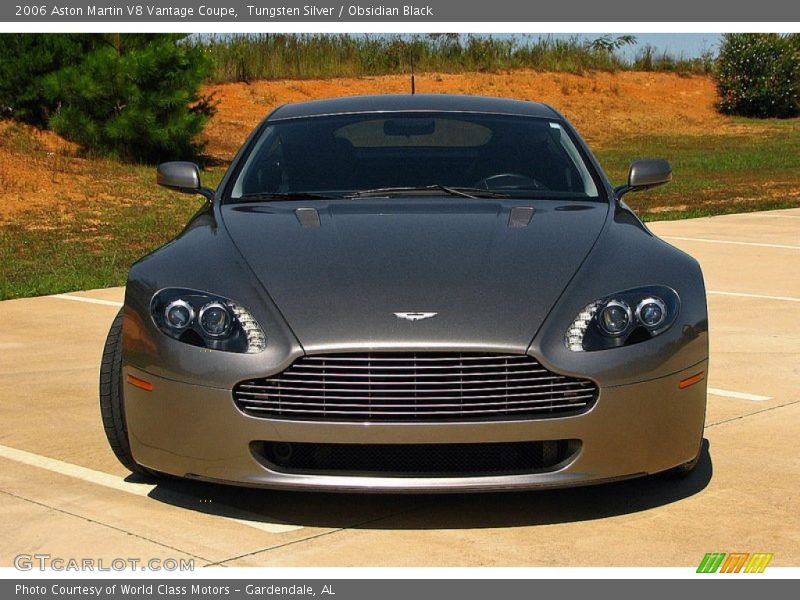 Tungsten Silver / Obsidian Black 2006 Aston Martin V8 Vantage Coupe