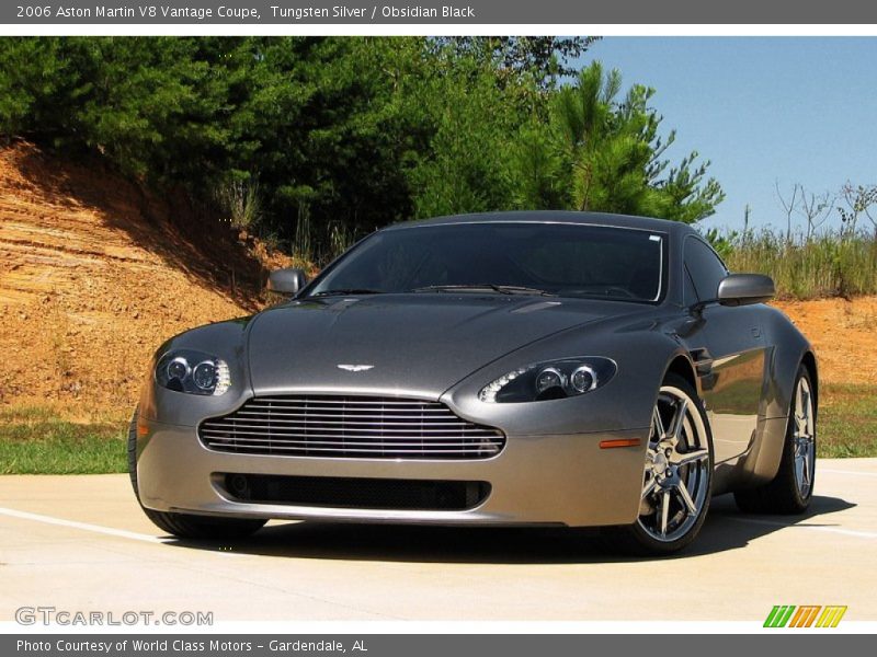 Tungsten Silver / Obsidian Black 2006 Aston Martin V8 Vantage Coupe