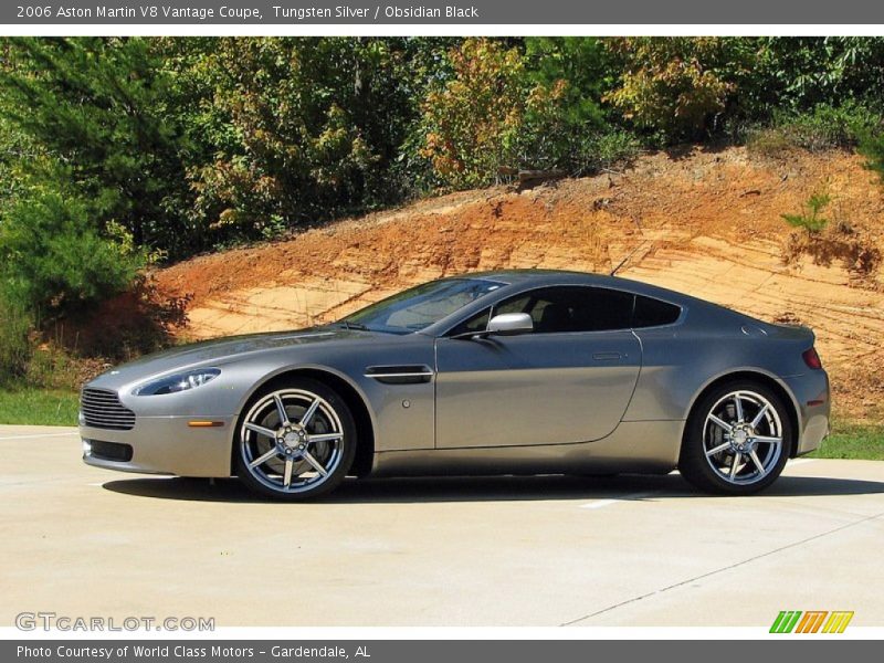 Tungsten Silver / Obsidian Black 2006 Aston Martin V8 Vantage Coupe