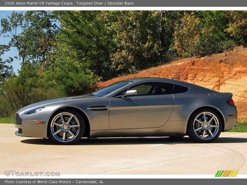 Tungsten Silver / Obsidian Black 2006 Aston Martin V8 Vantage Coupe