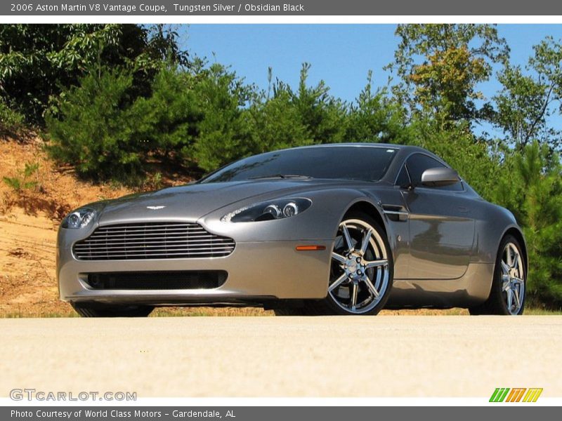 Tungsten Silver / Obsidian Black 2006 Aston Martin V8 Vantage Coupe