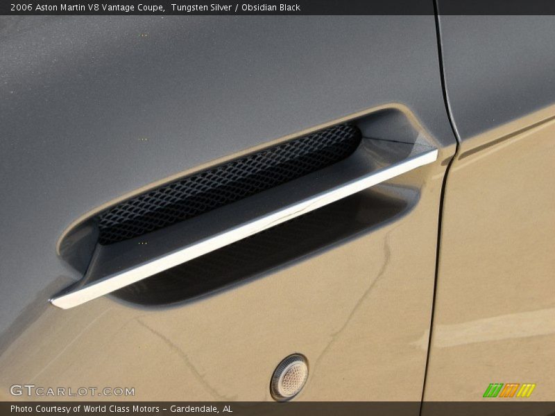 Tungsten Silver / Obsidian Black 2006 Aston Martin V8 Vantage Coupe