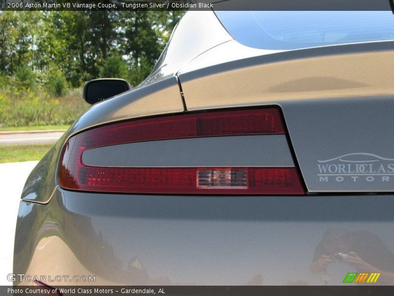 Tungsten Silver / Obsidian Black 2006 Aston Martin V8 Vantage Coupe