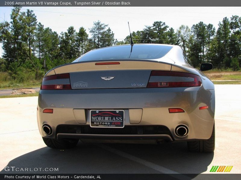 Tungsten Silver / Obsidian Black 2006 Aston Martin V8 Vantage Coupe