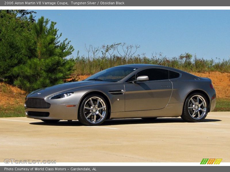 Tungsten Silver / Obsidian Black 2006 Aston Martin V8 Vantage Coupe