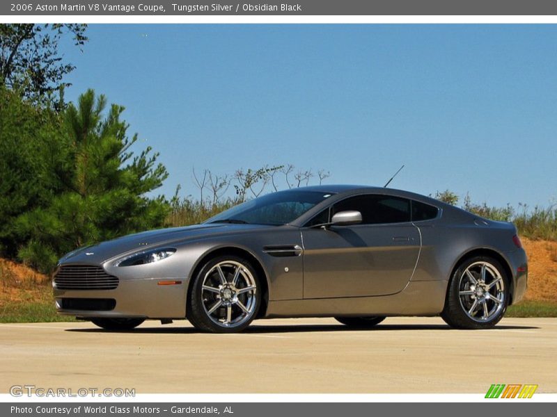 Tungsten Silver / Obsidian Black 2006 Aston Martin V8 Vantage Coupe