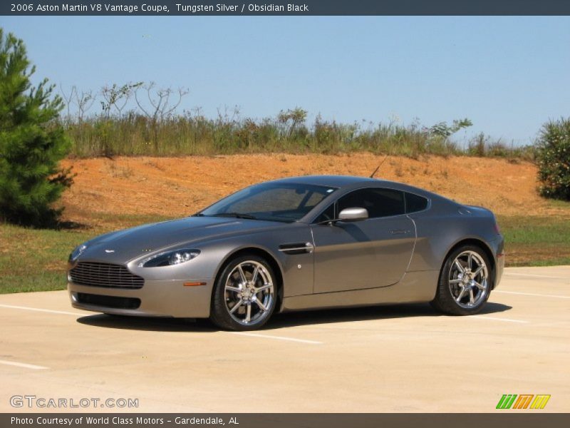 Tungsten Silver / Obsidian Black 2006 Aston Martin V8 Vantage Coupe