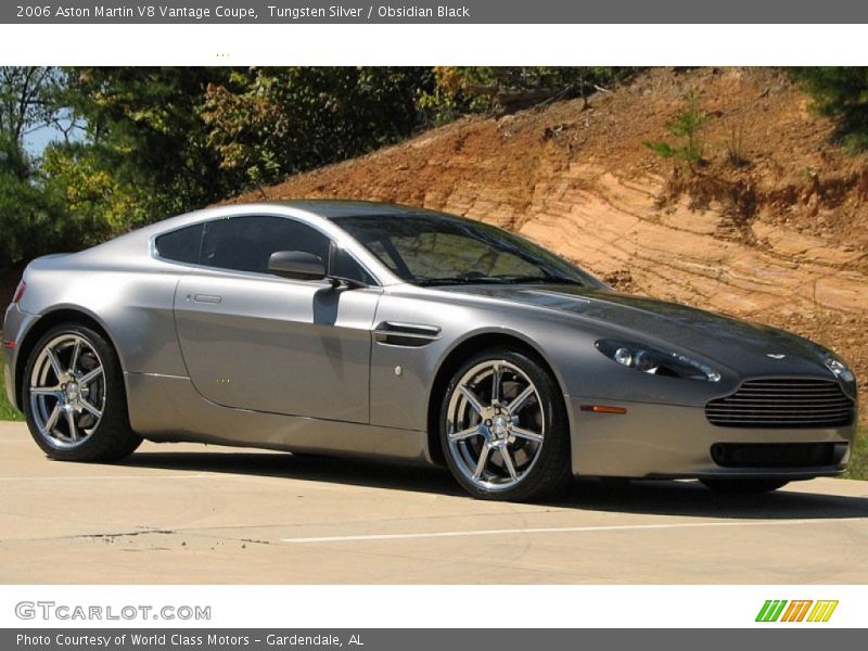 Tungsten Silver / Obsidian Black 2006 Aston Martin V8 Vantage Coupe